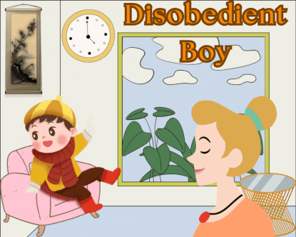 Disobedient boy